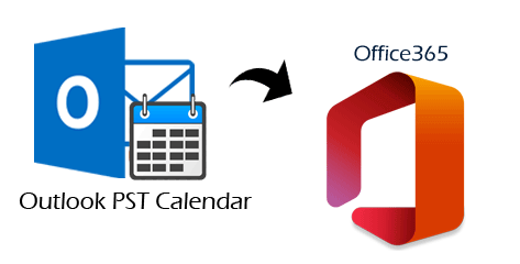 Outlook PST calendar to Office 365