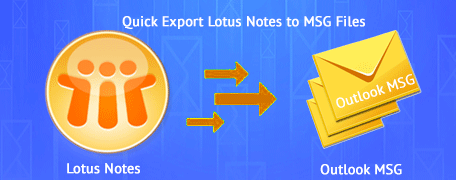 convert Lotus Notes to MSG file