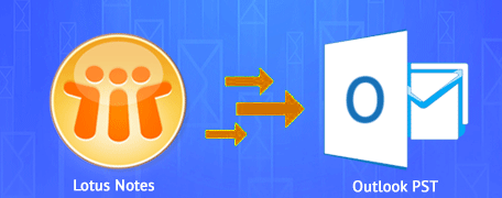 Convert Lotus Notes to PST file