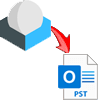 export roundcube emails to Outlook pst