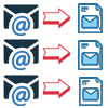 save roundcube email to separate files